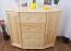 Kommode Kiefer massiv Vollholz natur 053 - Abmessung 100 x 118 x 47 cm (H x B x T)