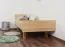 Kinderbett / Jugendbett Buche massiv Vollholz natur 116, inkl. Lattenrost - Abmessung 90 x 200 cm (B x L)