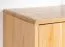 TV-Unterschrank Eiche massiv natur Aurornis 55 - Abmessungen: 44 x 142 x 40 cm (H x B x T)