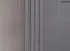 Vitrine Lotofaga 08, Farbe: Grau / Walnuss - 132 x 67 x 48 cm (H x B x T)