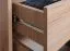 Kinderzimmer - Drehtürenschrank / Kleiderschrank Fabian 01, Farbe: Eiche Hellbraun / Weiß / Grau - 190 x 80 x 50 cm (H x B x T)