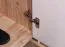 Kinderzimmer - Schrank Fabian 04, Farbe: Eiche Hellbraun / Weiß / Grau - 190 x 80 x 40 cm (H x B x T)