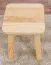 Holzhocker massiv