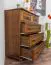 Kommode Kiefer massiv Vollholz Eichefarben 013 - Abmessung 100 x 100 x 42 cm (H x B x T)