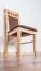 Stuhl Buche massiv Vollholz natur Junco 249 - Abmessung 98 x 48 x 50 cm