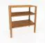 Nachtkommode / Regal Wellsford 05 Wildeiche massiv geölt - Abmessungen: 64 x 60 x 36 cm (H x B x T)
