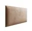 Polsterpaneele, 10er Set, Farbe: Braun, Bezug: Velour, Maße: 40 x 30 cm