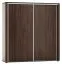Schiebetürenschrank / Kleiderschrank Aitape 18, Farbe: Sonoma Eiche dunkel - Abmessungen: 188 x 190 x 60 cm (H x B x T)