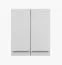 Hängeschrank / Drehtürenschrank | Parnassus 07 | Weiß | 2 Türen | Griffe: Metall | 71,5 x 60 x 29 cm | Metallgriffe | Hängeschrank für Küche