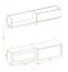 Wohnwand mit Bio-Ethanol Kamin Bjordal 12, Farbe: Eiche Flagstaff / Anthrazit - Abmessungen: 180 x 180 x 40 cm (H x B x T), mit Push-to-open Funktion