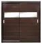 150 cm breiter Kleiderschrank mit 6 Fächern und 2 Türen | Farbe: Wenge-Optik Abbildung