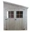 Anlehn-Gartenhaus - 3,18 x 2,11 Meter - unbehandelt - Pultdach Abbildung