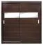 190 cm breiter Kleiderschrank mit 6 Fächern und 2 Türen | Farbe: Wenge-Optik Abbildung