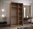Schiebetürenschrank / Kleiderschrank | 245,5 x 120 x 64 cm| 2 Kleiderstangen | 2 Schiebetüren | ABS Kantenschutz | 6 Fächer | Farbe: Weiß | Soft-Close