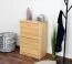 Schuhschrank 006 Kiefer massiv Vollholz natur - Abmessung 80 x 58 x 29 cm (H x B x T)