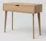 Schreibtisch Eiche massiv natur Aurornis 63 - Abmessungen: 75 x 96 x 40 cm (H x B x T)
