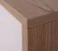 Kinderzimmer - Schreibtisch Fabian 10, Farbe: Eiche Hellbraun / Weiß / Rosa - 78 x 120 x 50 cm (H x B x T)