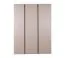 Moderner Kleiderschrank Fricourt 01, Beige / Eiche hell, 195 x 145 x 50 cm, mit 9 Fächern und 2 Kleiderstangen, ABS-Kanten, robust und langlebig