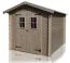 Gartenhaus 1,78 x 2,26 Meter (inkl. Dach) | Naturbelassen | Satteldach Abbildung