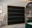 2 Meter breiter Kleiderschrank mit 2 Türen | Farbe: Sonoma Eiche Abbildung
