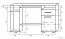 Schreibtisch Ciomas 20, Farbe: Sonoma Eiche / Grau - Abmessungen: 76 x 125 x 60 cm (H x B x T)