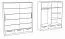 Schiebetürenschrank / Kleiderschrank Sidonia 09, Farbe: Eiche Artisan / Grau - Abmessungen: 220 x 200 x 62 cm (H x B x T)