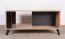 Couchtisch Lassila 07, Farbe: Eiche Artisan / Schwarz - Abmessungen: 47 x 100 x 60 cm (H x B x T)