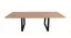 Esstisch Kastav 29, Farbe: Eiche / Schwarz - 260 x 94 cm (B x T)