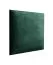 Polsterpaneele, 10er Set, Farbe: Dunkelgrün, Bezug: Velour, Maße: 50 x 40 cm