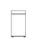 Kleiderschrank | 2 Drehtüren | 1 Fach | mit Kleiderstange | 80 cm breit | Massivholz | Farbe: Weiß Abbildung