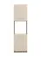 Hoher Küchenschrank mit genügend Stauraum Mionica 03, Farbe: Eiche Grau / Sandfarben, ABS-Kantenschutz, Maße: 214,5 x 60 x 57,5 cm, für Küchen