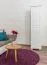 Schrank Kiefer Vollholz massiv weiß lackiert 004 - Abmessung 190 x 47 x 60 cm (H x B x T)