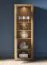 Vitrine Athens 02 | 1 Tür | Griffe: Kunststoff | Maße: 65 x 40 x 195 cm | Farbe: Eiche Evoke | 5 Fächer | Soft-Close | leiser Türschließmechanismus