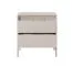 Nachtkommode Balta 13 | Farbe: Beige | zwei Schubladen | Push-to-open Funktion | Maße: 56 x 53,5 x 39,5 cm | ABS-Kantenschutz | für Schlafzimmer
