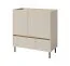 Schlafzimmer Komplett - Set B Fricourt, 5-teilig, Beige / Eiche hell, angenehmes Design, harmonische Farben, einfache und rasche Montage