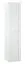Bad - Hochschrank Bikaner 10, Farbe: Weiß glänzend – 160 x 35 x 36 cm (H x B x T)