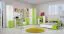 Kinderbett / Jugendbett Namur 22, Farbe: Grün / Beige - 90 x 200 cm (B x L)