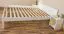 Doppelbett / Gästebett Kiefer massiv Vollholz weiß 77, inkl. Lattenrost - 180 x 200 cm (B x L)