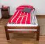 Einfaches Jugendbett / Kinderbett "Easy Premium Line" K1/1n, Buchenholz massiv, Dunkelbraun - Matratzenmaße 90 x 200 cm, elegant