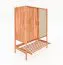 Vorzimmerschrank Wellsford 42 Kernbuche massiv geölt - Abmessungen: 150 x 108 x 46 cm (H x B x T)