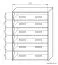 Schuhschrank Pamanukan 15, Farbe: Erle - Abmessungen: 120 x 90 x 38 cm (H x B x T)