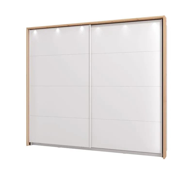 Rahmen für Kleiderschrank 245 x 217 cm, Farbe: Eiche Artisan