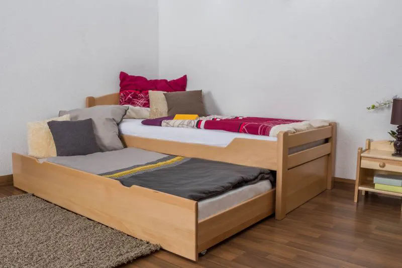 Bett mit Gästebett