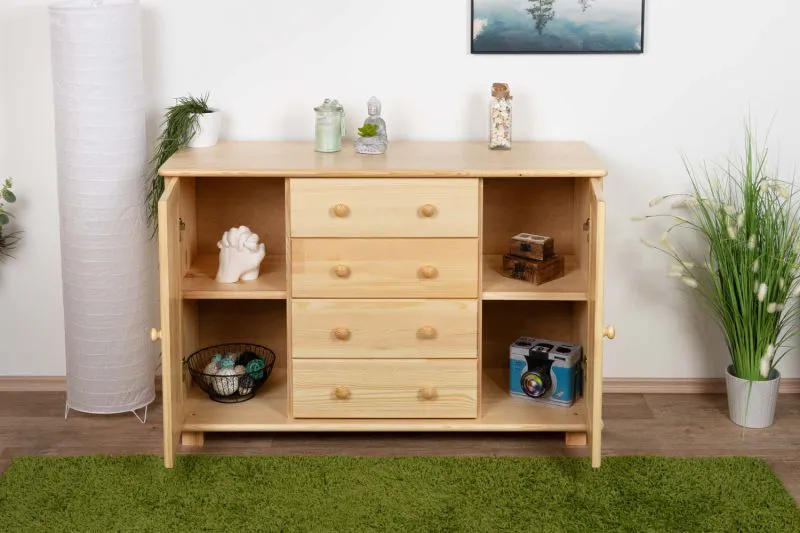 Kommode Massivholz 038 - Abmessung 78 x 118 x 42 cm (H x B x T)