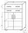 Kommode Garut 16, Farbe: Sonoma Eiche - Abmessungen: 118 x 80 x 40 cm (H x B x T)
