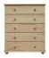 Kommode Kiefer massiv Vollholz natur Junco 136 - Abmessung: 100 x 80 x 42 cm (H x B x T)