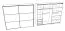 Schiebetürenschrank / Kleiderschrank Sabadell 14, Farbe: Eiche / Beige Hochglanz - 222 x 269 x 64 cm (H x B x T)