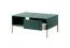 Moderner Couchtisch Worthing 09, Farbe: Grün / Gold - Abmessungen: 46 x 104 x 68 cm (H x B x T)