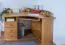 Schreibtisch Kiefer massiv Vollholz Erlefarben Junco 185 - Abmessungen: 74 x 138 x 83 cm (H x B x T)