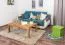 Couchtisch Wooden Nature 419 Eiche massiv - 45 x 120 x 80 cm (H x B x T)